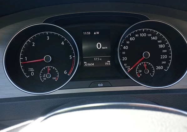 Volkswagen Golf cena 34900 przebieg: 202000, rok produkcji 2014 z Olszyna małe 352